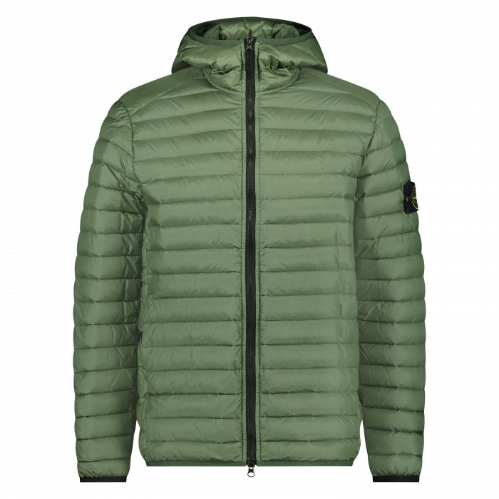 Stone Island heren real down jacket olive