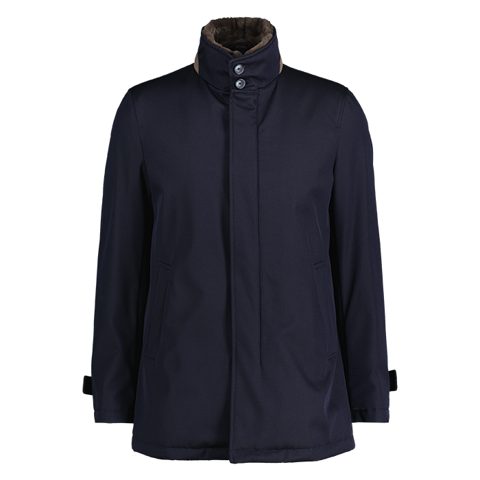 Herno heren jas blu navy