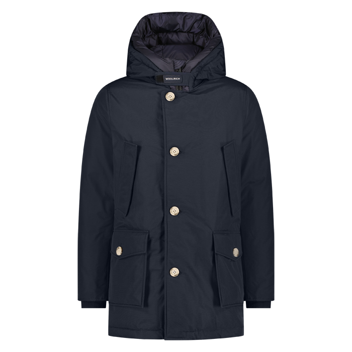 Woolrich Artic Parka melton bleu