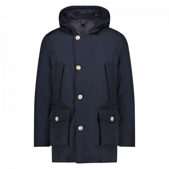 Woolrich heren arctic parka melton blue