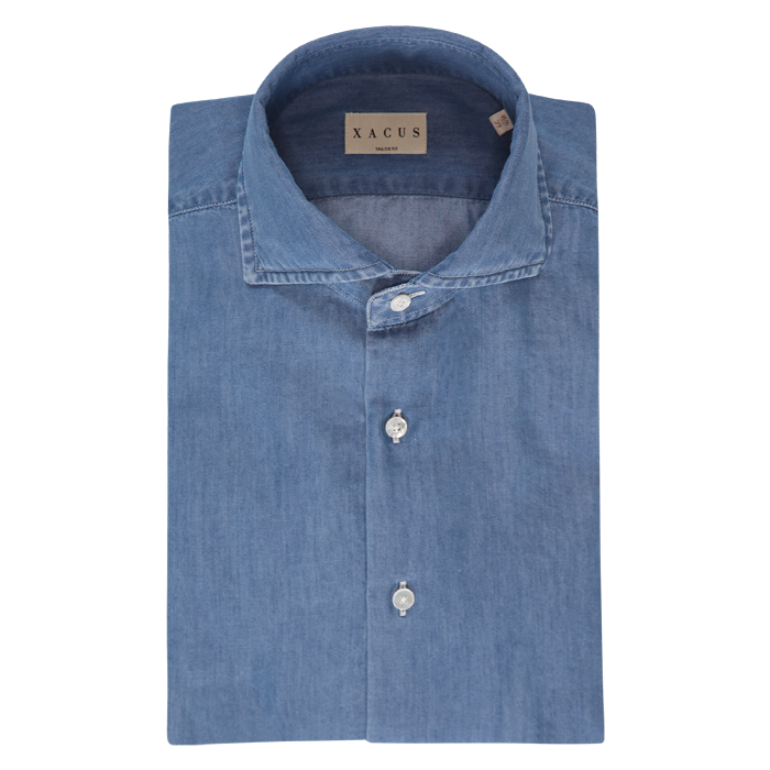 Xacus denim shirt blue