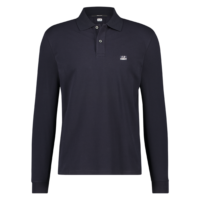 C.P.Company polo long slve black