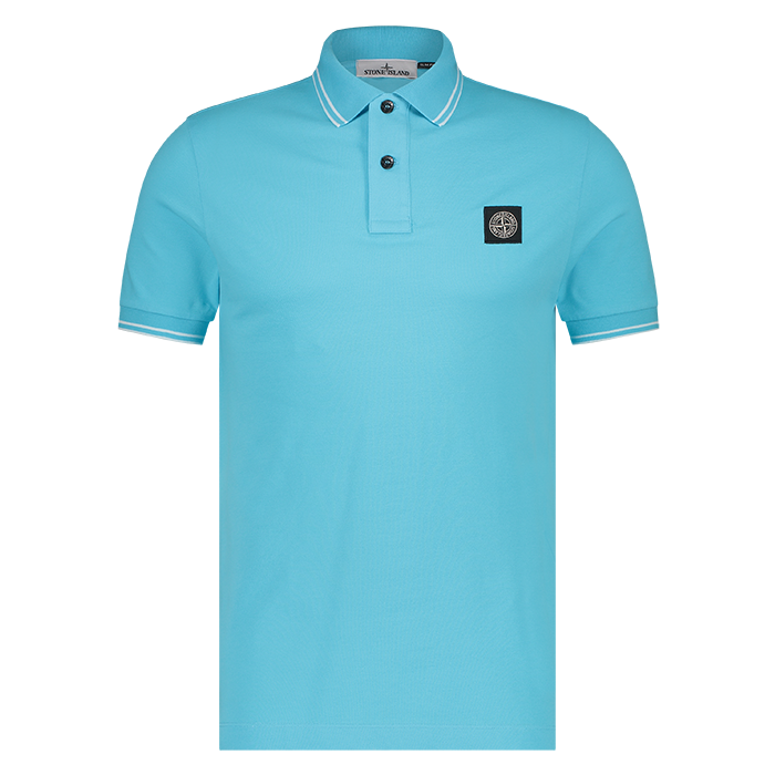 Stone Island heren polo corta slimfit orange