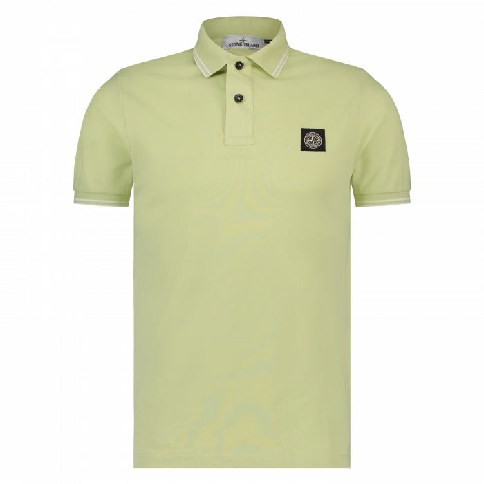 Stone Island heren short sleeve polo light green