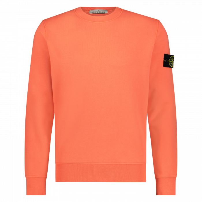 Stone Island heren crewneck sweatshirt orange