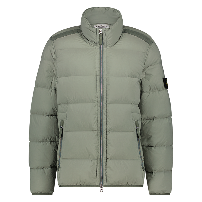 Stone Island heren jas vera piuma sage