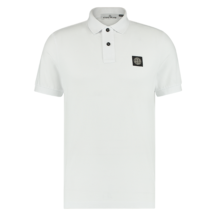 Stone Island heren polo slimfit white