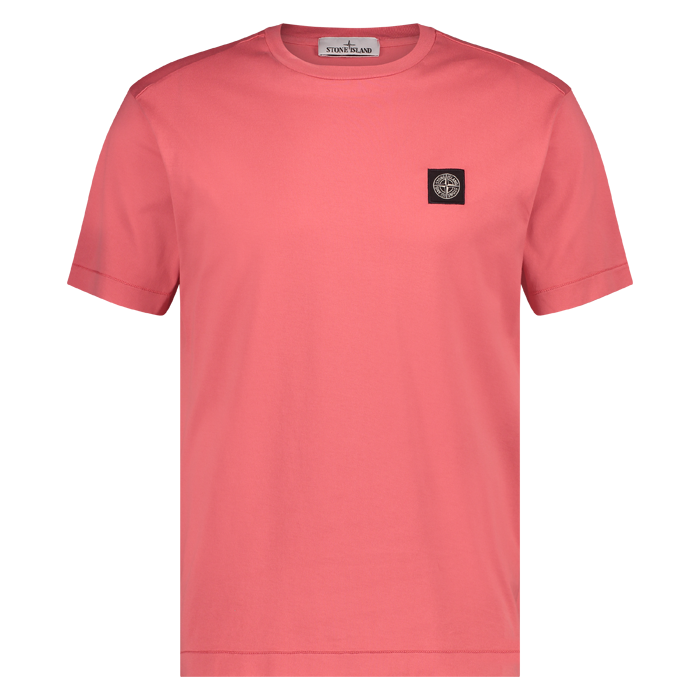 Stone Island heren t-shirt fuchsia