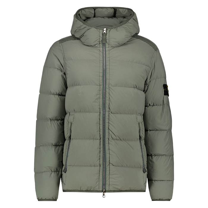 Stone Island heren jas vera piuma sage