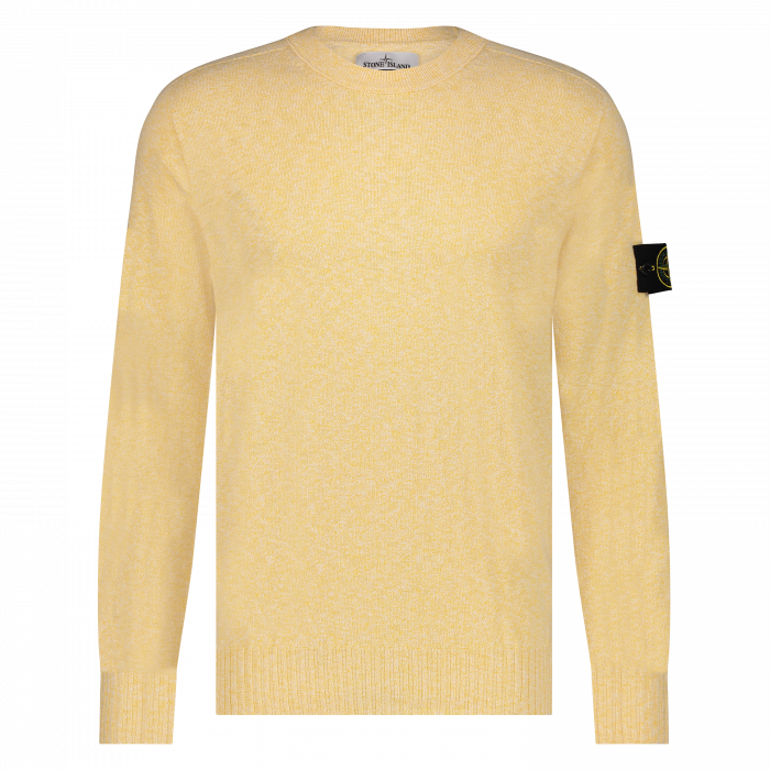 Stone Island heren crewneck knit yellow