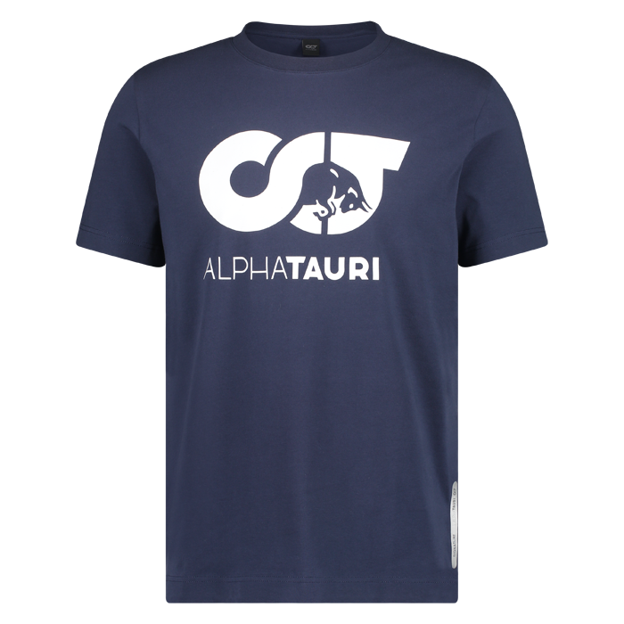 Alpha Tauri logo T-shirt marine