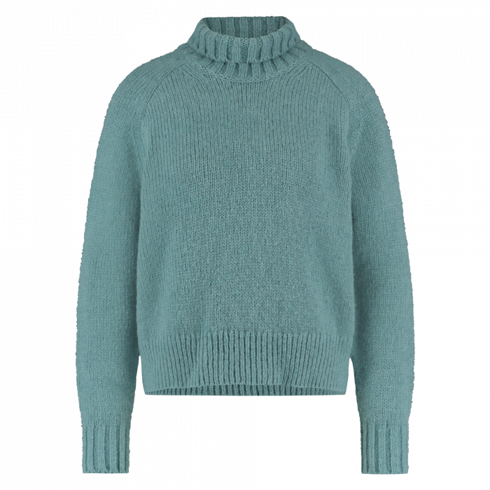Closed koltrui pale teal licht blauw