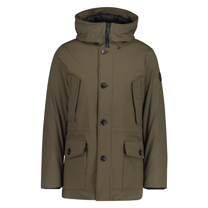Woolrich heren arctic stretch parka dark green