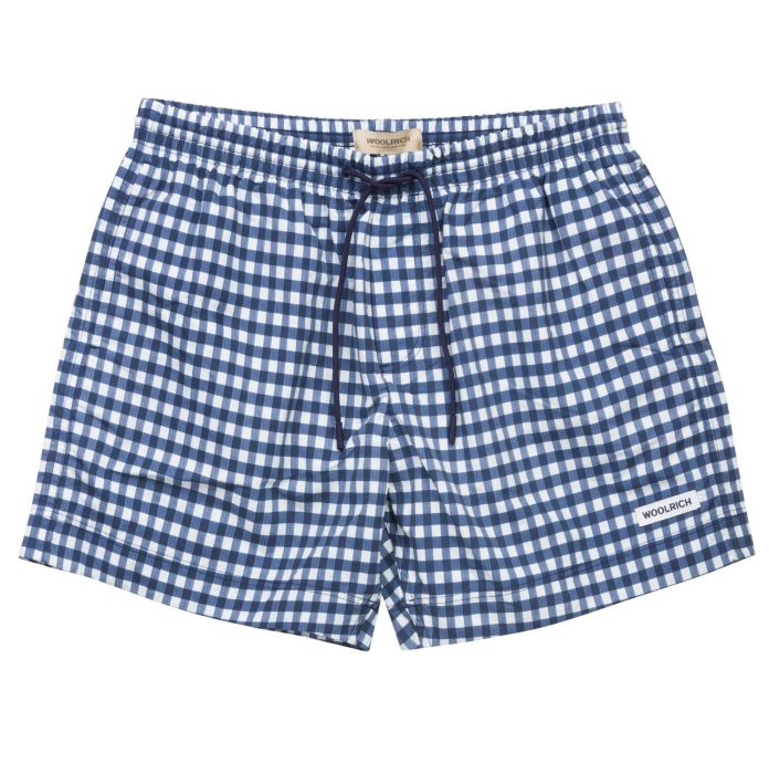 Woolrich short geruit vichy blue