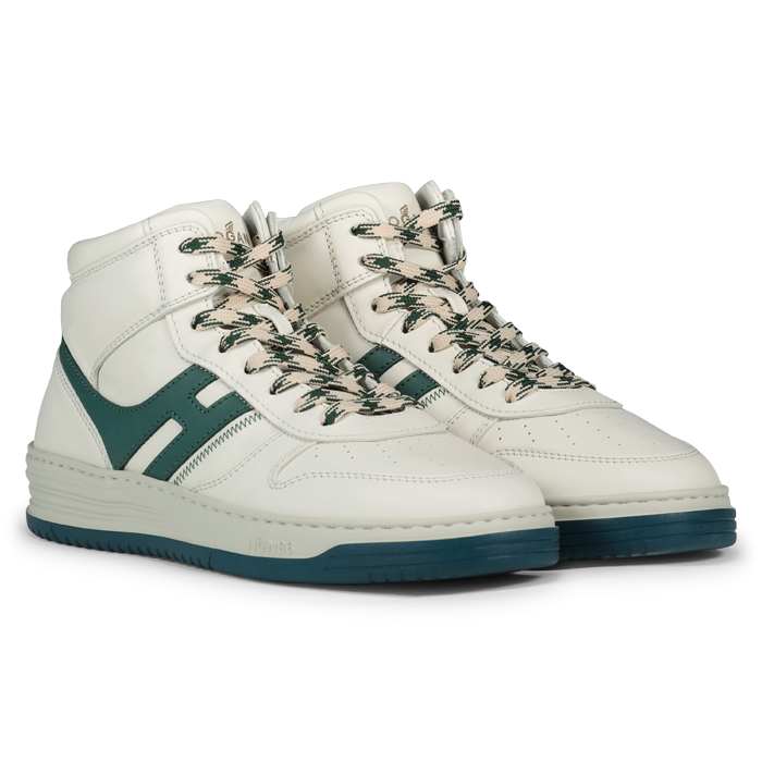 Hogan basket off white green