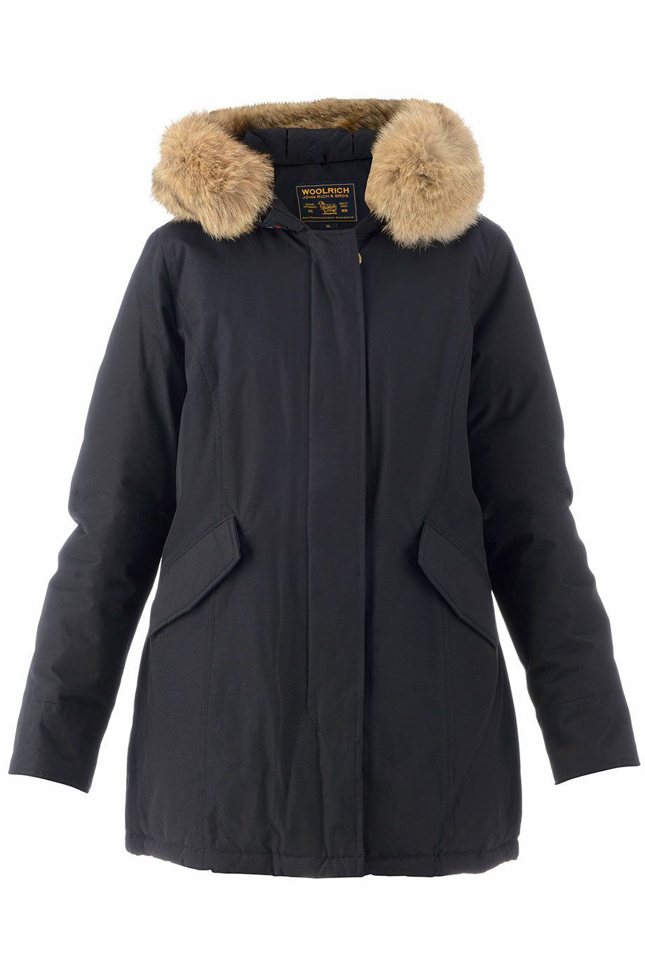 Oneerlijk beneden pastel Woolrich artic parka dames navy