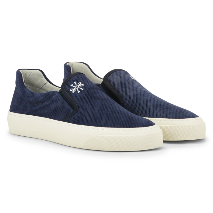 Jacob Cohen heren slip on sneaker navy blue