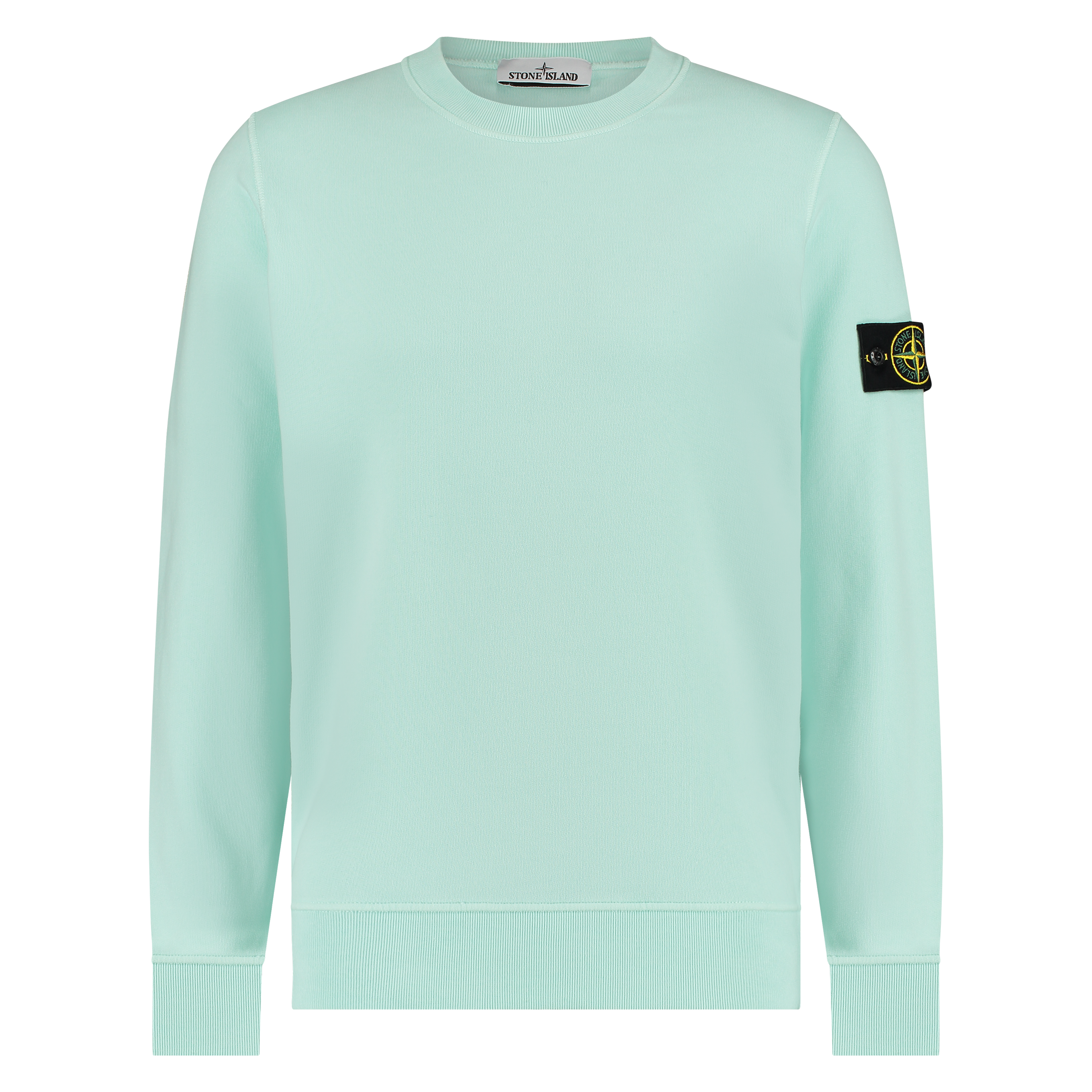 Stone heren sweat shirt aqua