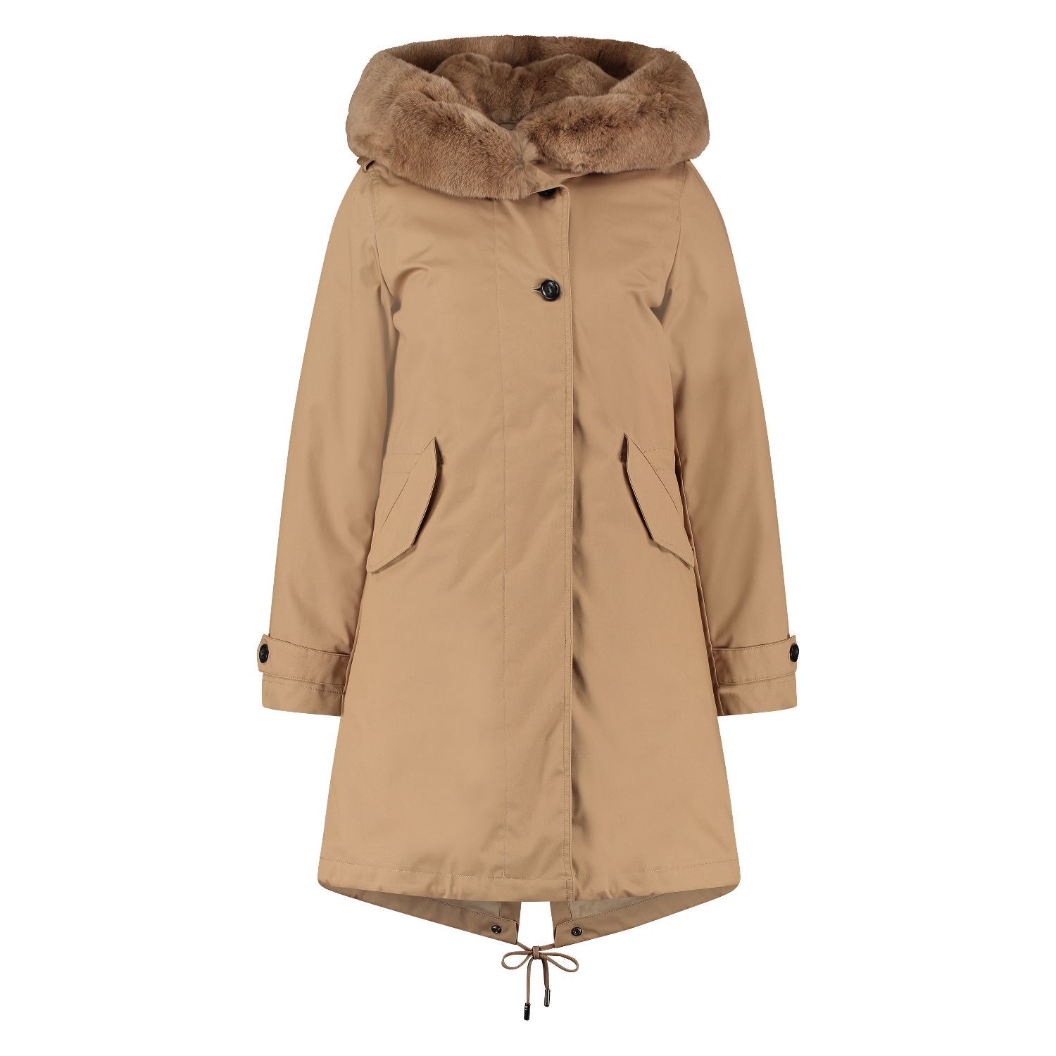 Een zin cijfer ervaring Woolrich dames literary rex parka gold khaki