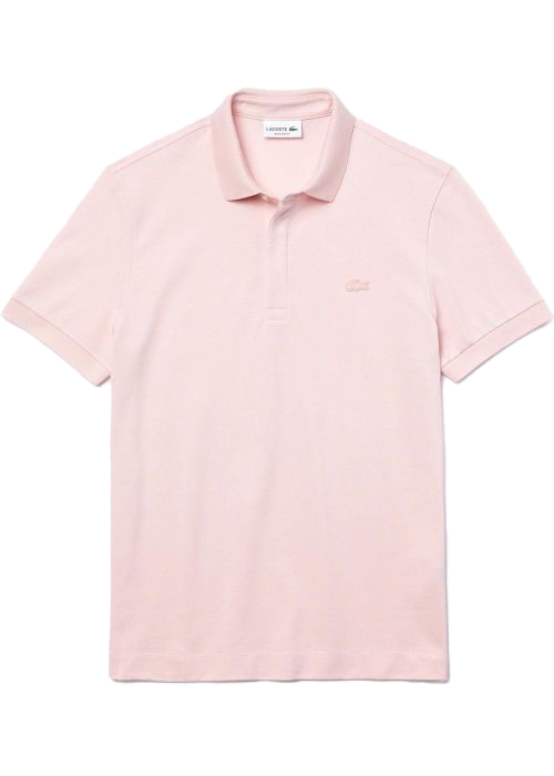 Lacoste heren polo model Paris in roze