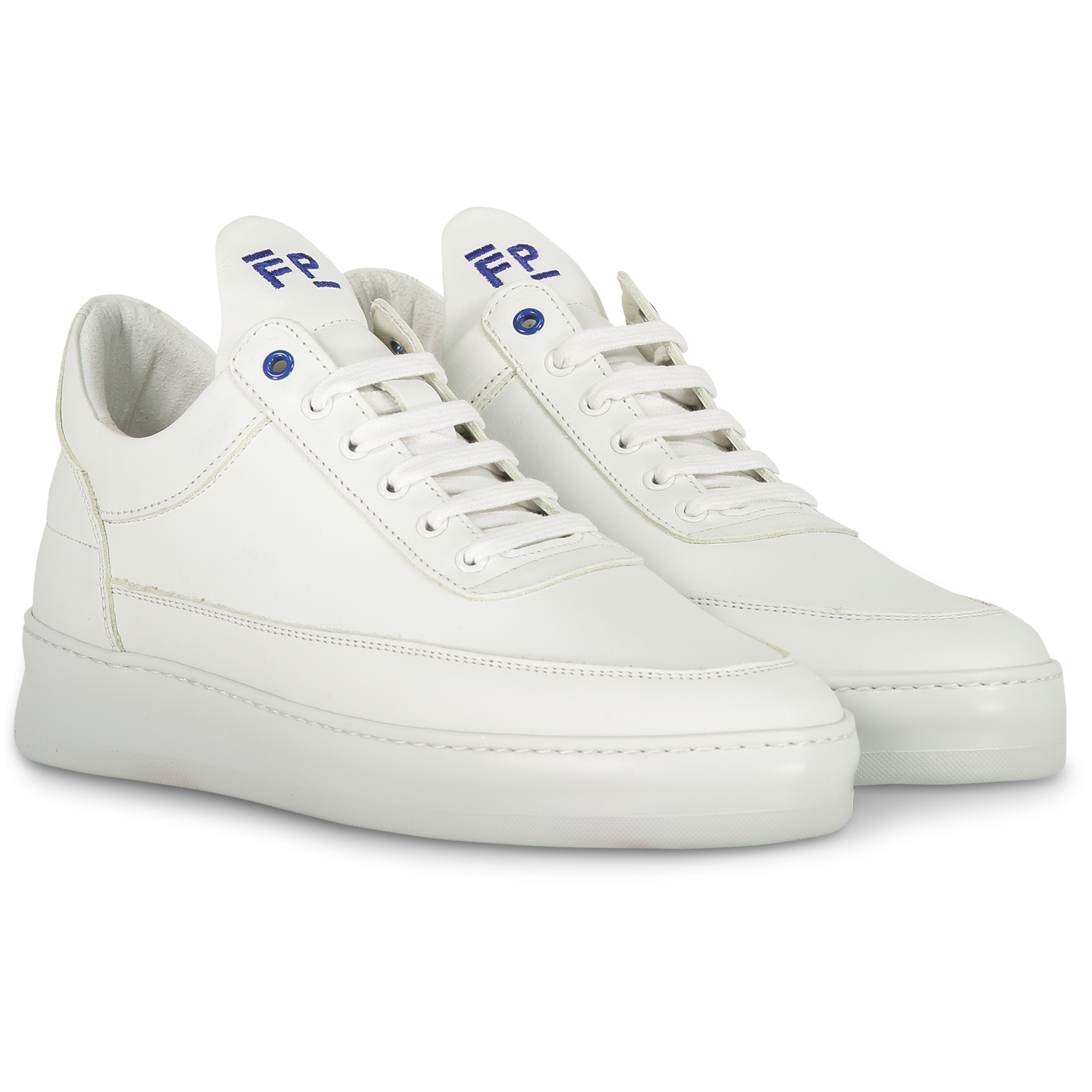 Filling Pieces heren low top plain organic white