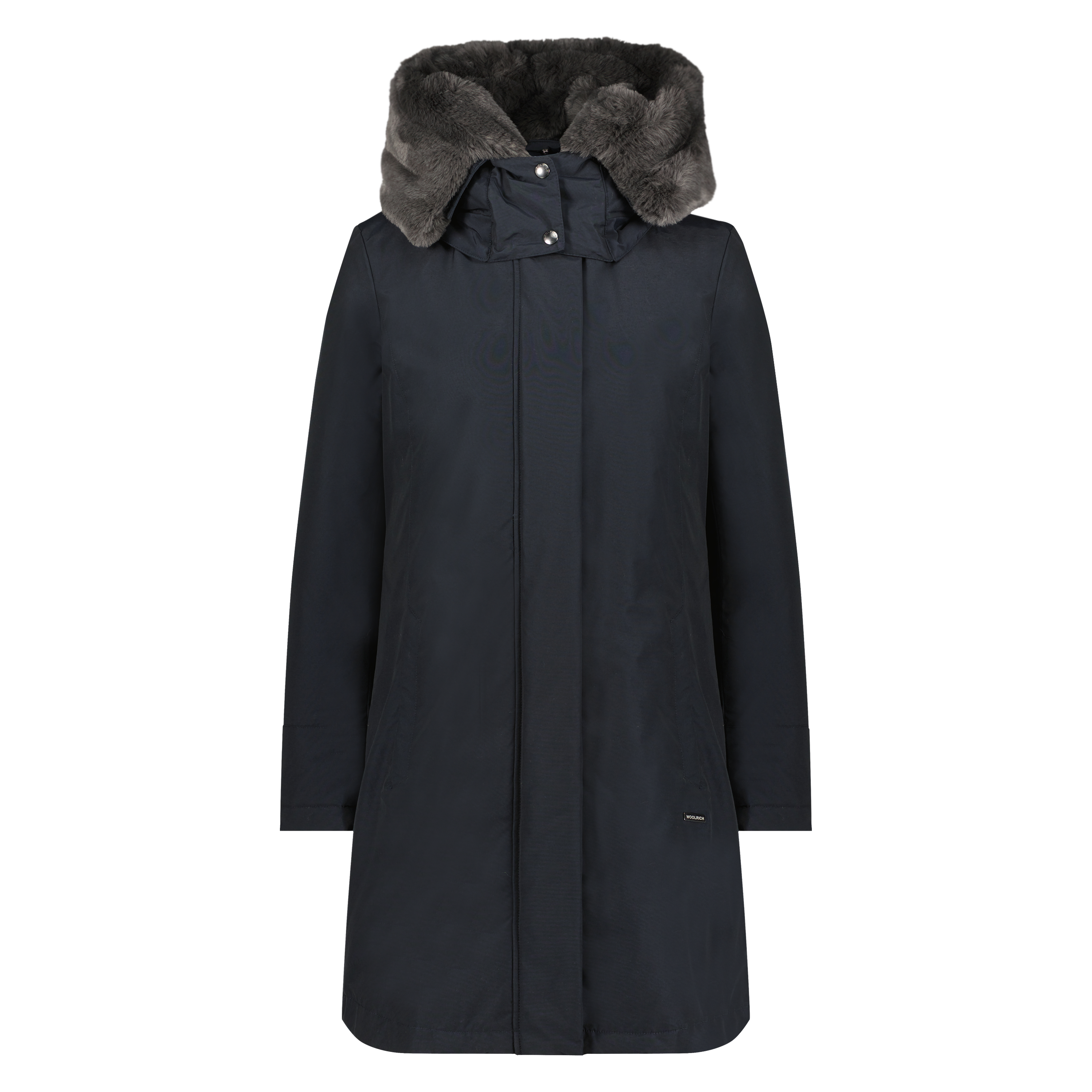 Trillen huid Bel terug Woolrich dames bow bridge parka dark navy