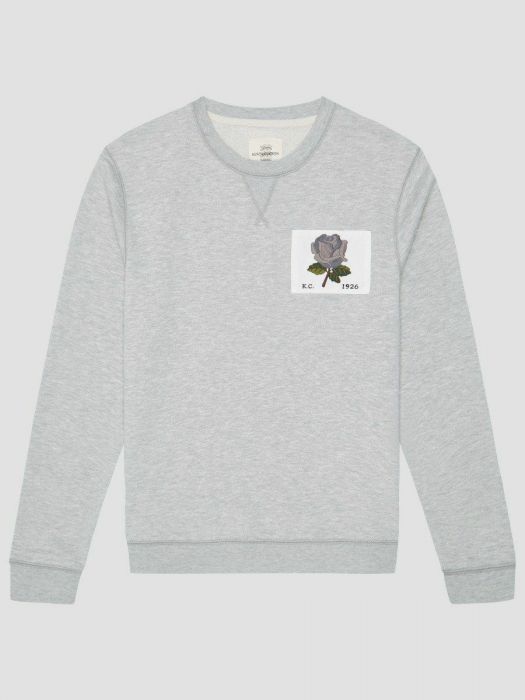 Kent & Curwen uni sweater grijs melee