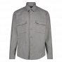 Xacus overshirt wohl light grey