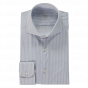 Xacus active oxford stripe licht blauw