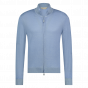 Gran Sasso vest rits fine merino l.blauw