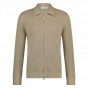 Gran Sasso vest de luxe zip beige