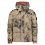 Giubbotto therm vera piuma dove grey