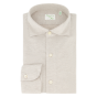 Finamore Camicia sand melange