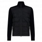 Herno cardigan in maglia e nylon imb marine