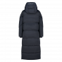 Woolrich Aurora long parka melton blue