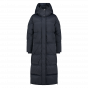 Woolrich Aurora long parka melton blue