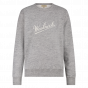 Woolrich logo sweat,mouline crewneck,med grey