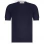 Gran Sasso T shirt eco organic royal navy