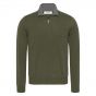 Gran Sasso mock zip military green