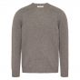 Gran Sasso knitted crew neck taupe melange