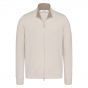 Gran Sasso jacket zip knitted ecru