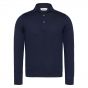 Gran Sasso polo l merino donker blauw