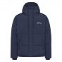 Flaneur signature puffer jacket marine