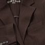 Circolo knit wool colbert coffee brown