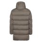 Herno down coat long coffee brown