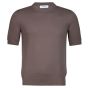 Gran Sasso knitted T-shirt brown