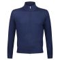 Gran Sasso merino full zip washed navy