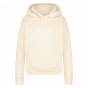 Closed hooded sweat logo hoodie nude