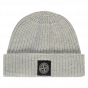 Berretto melange pearl grey