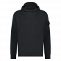 Stone Island hooded sweat blck gohst piece